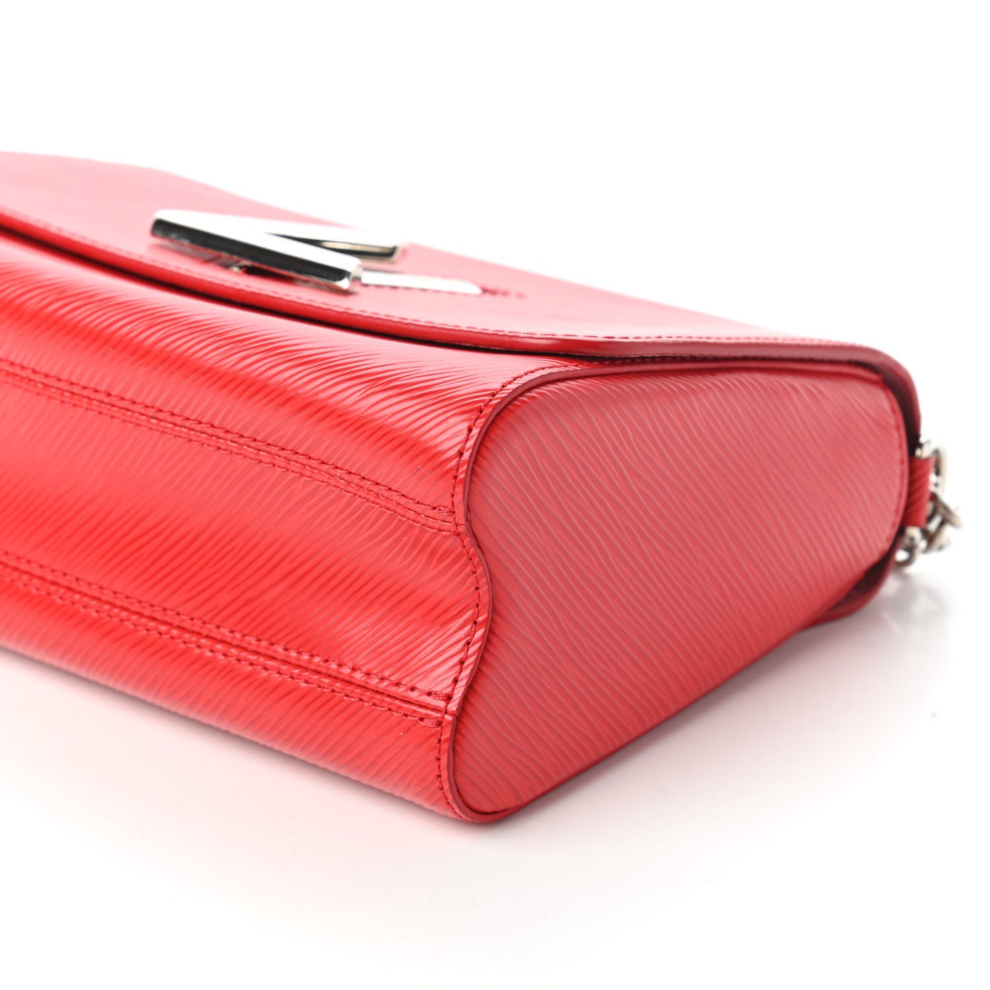 Epi Twist Shoulder Bag MM Coquelicot