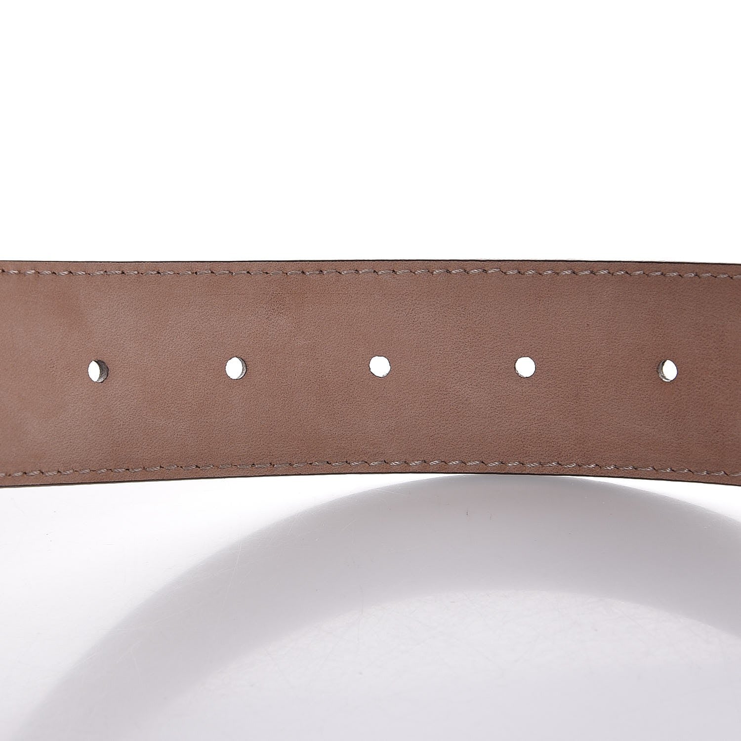 Gucci Moon Calfskin Interlocking G 37mm Belt 80 32 Storm Grey 7 of 7