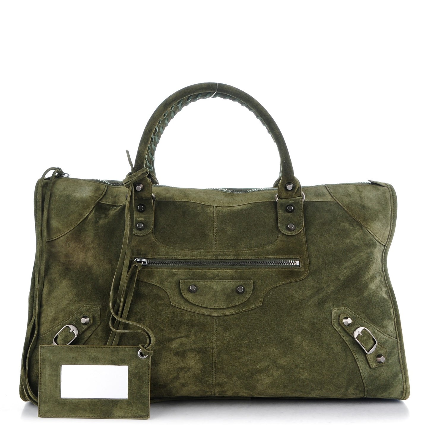 Baby Daim Suede Classic Hardware Work Vert Militaire