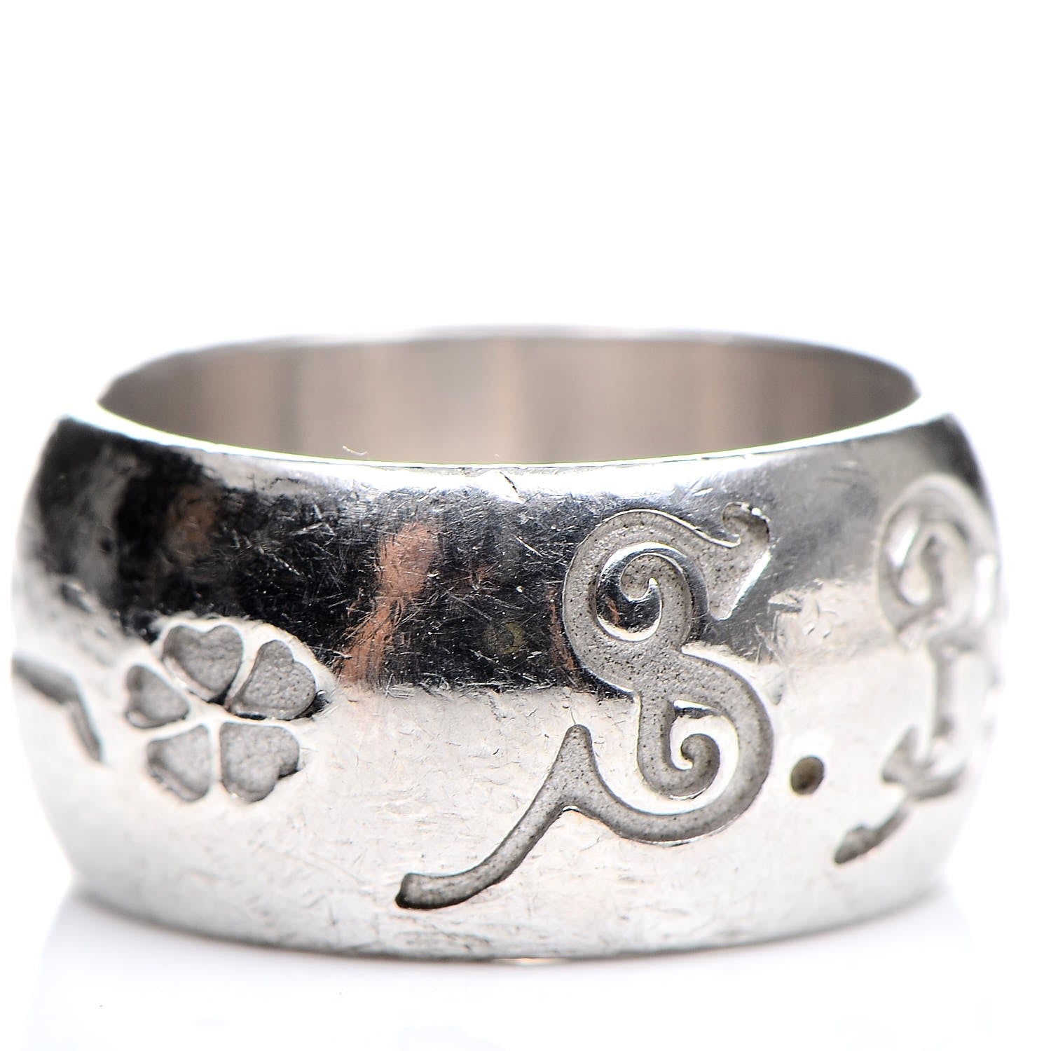 Bulgari Sterling Silver Save The Children Ring 51 5.75 5 of 7