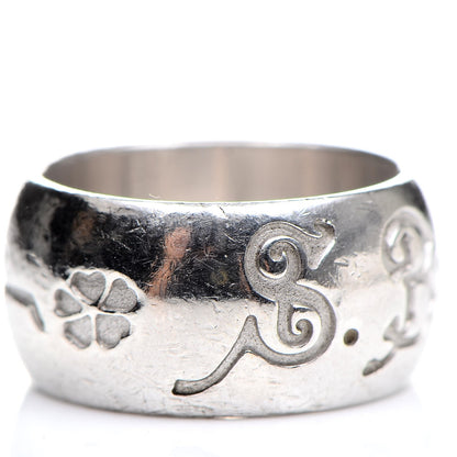 Bulgari Sterling Silver Save The Children Ring 51 5.75 5 of 7