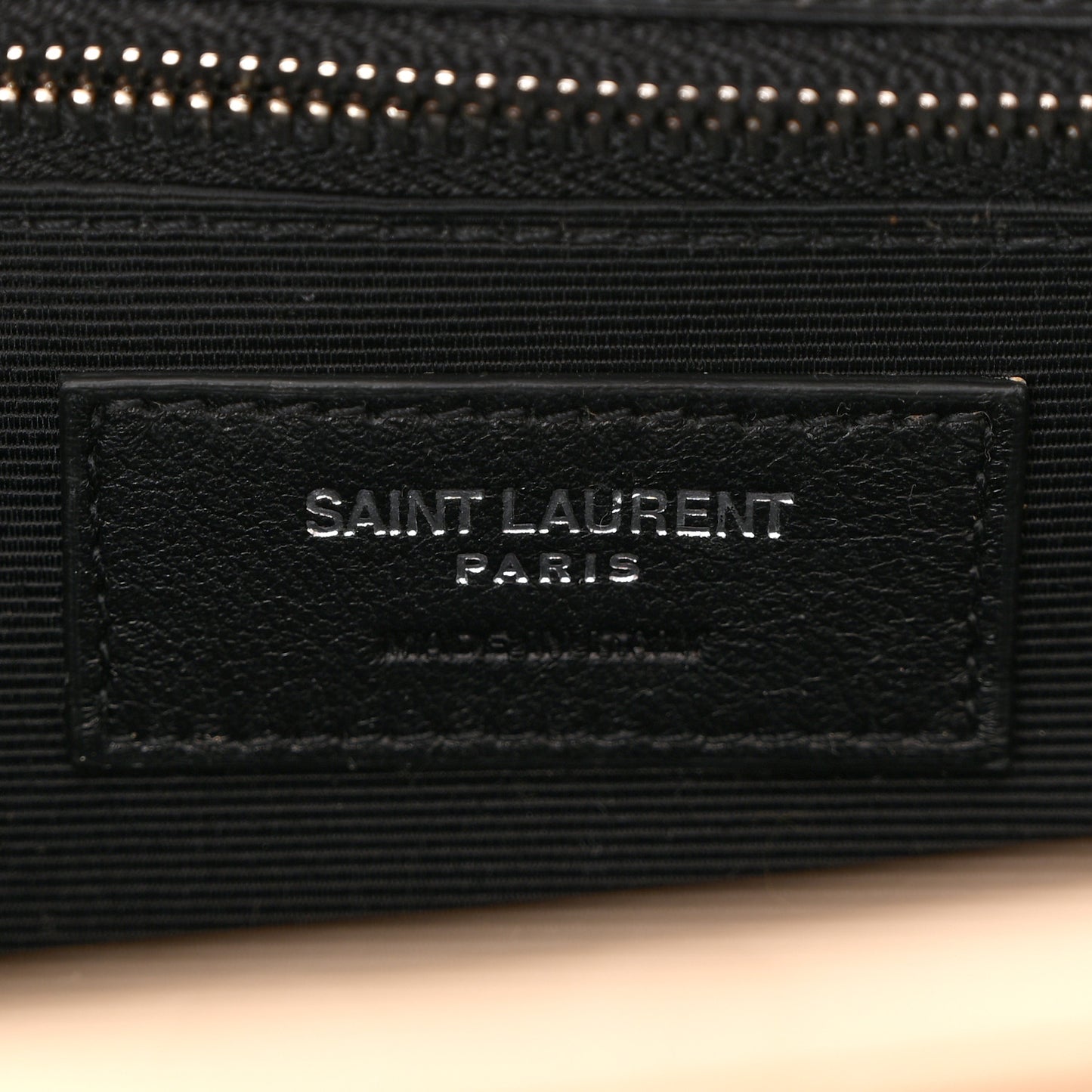 Grain De Poudre Textured Mixed Matelasse Large Triquilt Monogram Satchel Dark Beige