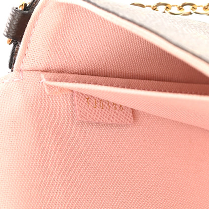 Louis Vuitton Monogram Valentine Dog Pochette Felicie Chain Wallet 9 of 22