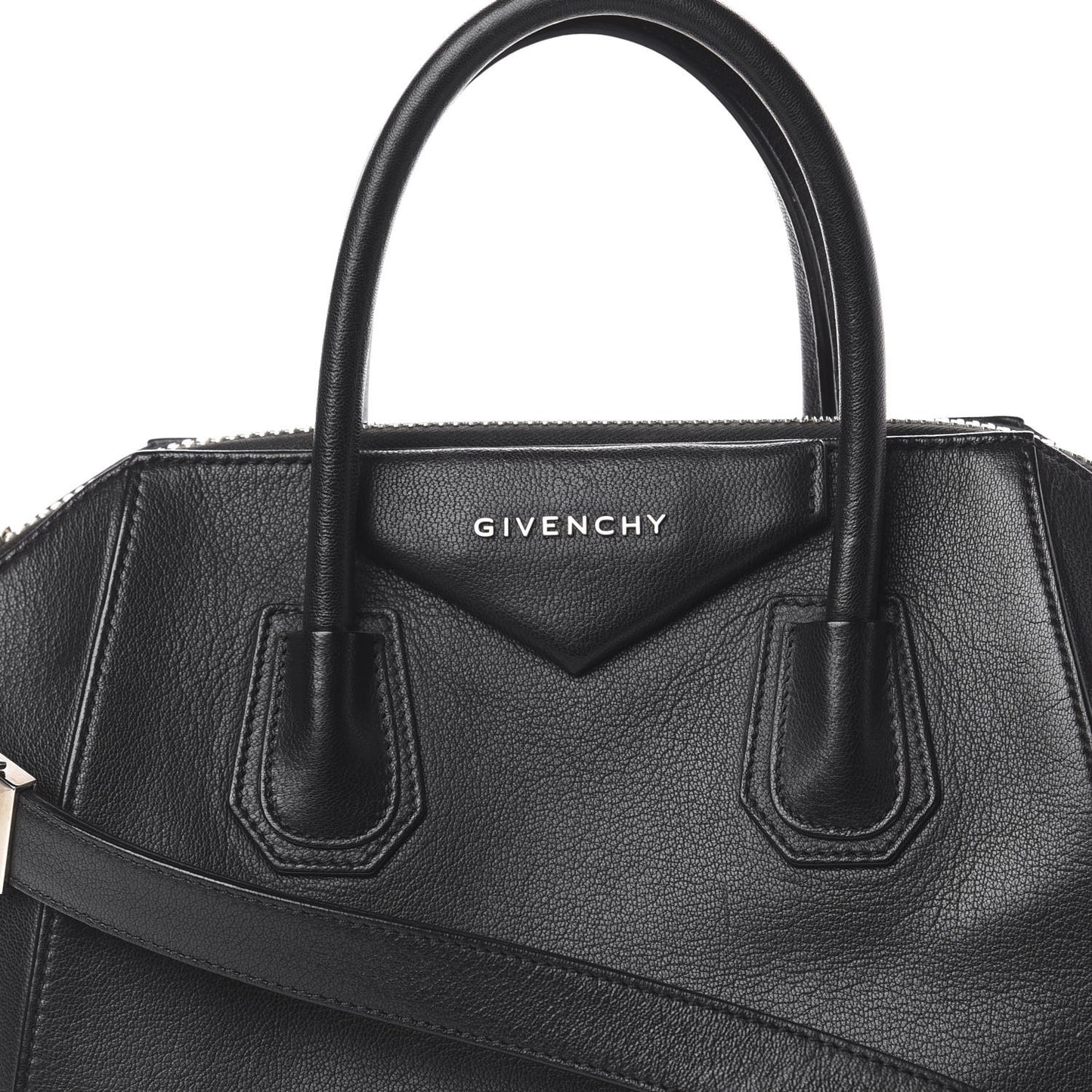 Sugar Goatskin Small Antigona Black