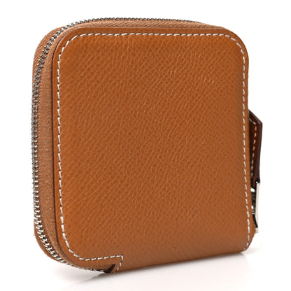 Hermes Epsom Silk'in Coin Purse Gold 3 of 7