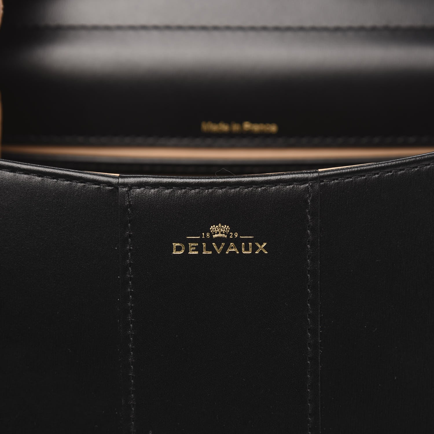 Delvaux Box Calfskin Mini Brillant Satchel Black 7 of 9