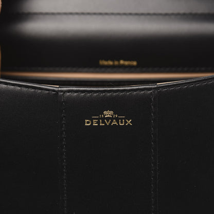 Delvaux Box Calfskin Mini Brillant Satchel Black 7 of 9