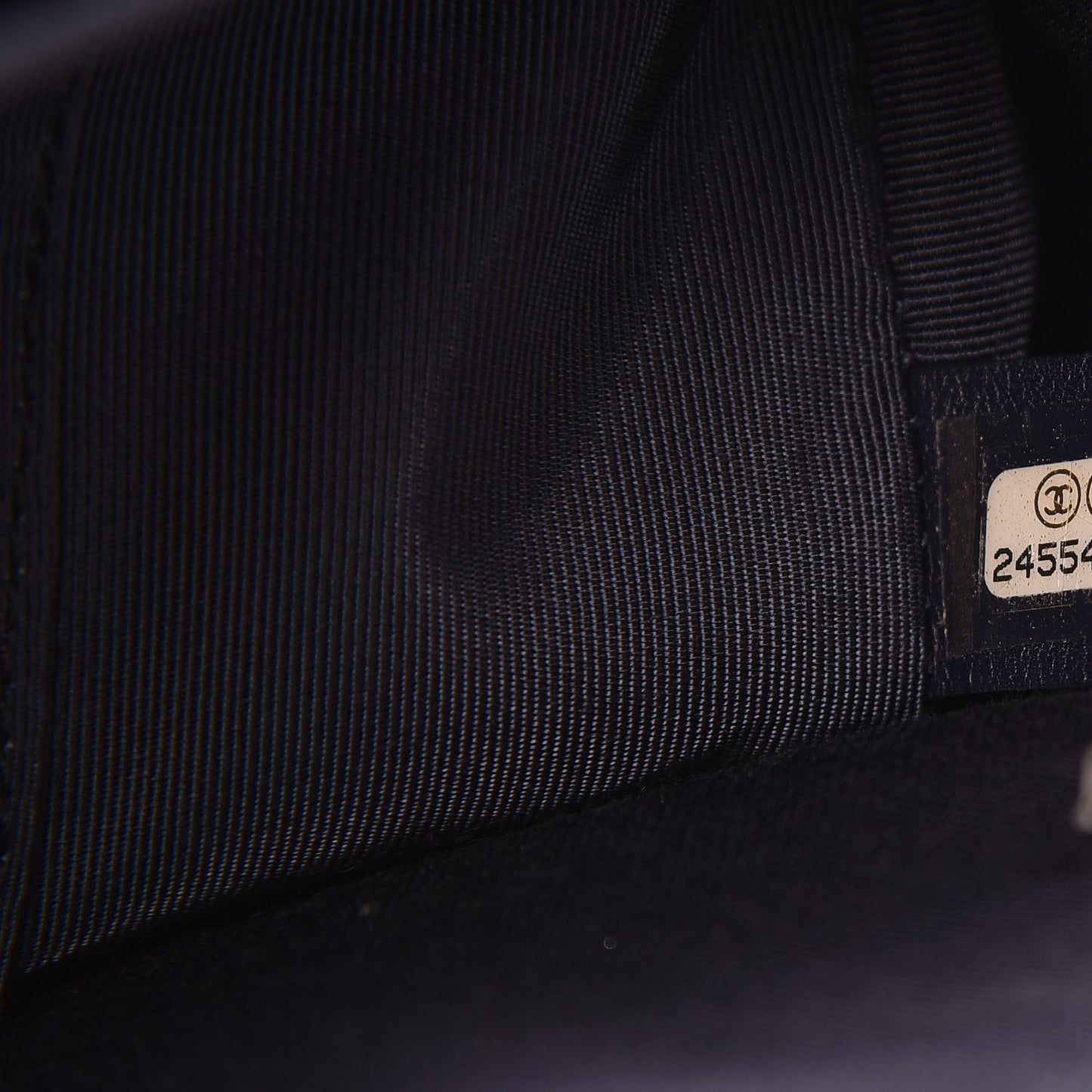 Caviar Chevron Quilted New Medium Boy Flap Dark Navy Blue