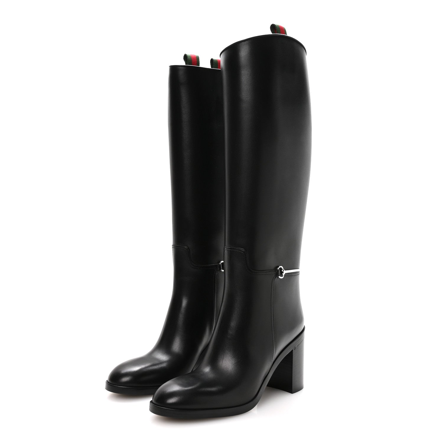 Gucci Marot Lux Charlotte Knee High 40 Black 4 of 9