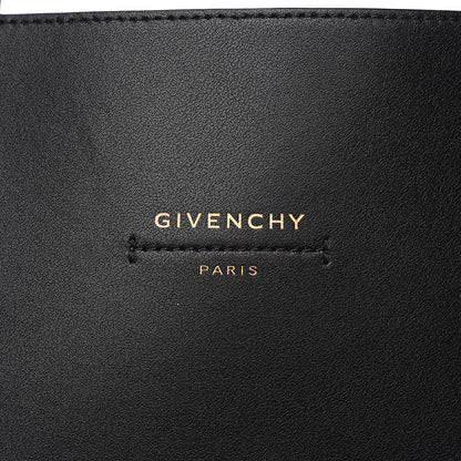 Givenchy Smooth Calfskin Logo Chain Wing Shopper Tote Black Pink 8 of 8
