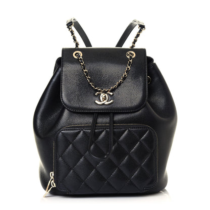 Chanel Caviar Quilted Business Affinity Backpack Black 1 of 12