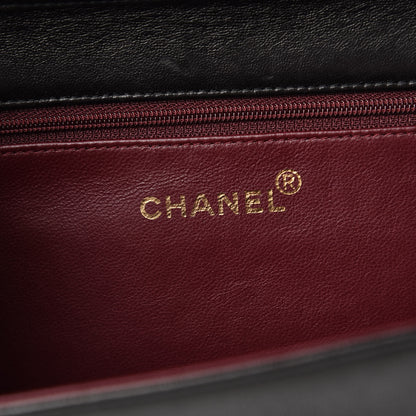 Chanel Lambskin Quilted Small Single Flap Bag Black 6 of 12