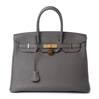 Hermes Togo Birkin 35 Etain 1 of 10