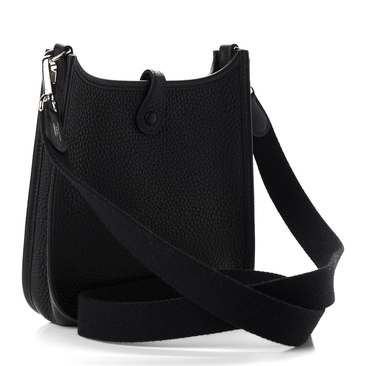 Hermes Taurillon Clemence Evelyne TPM Black 3 of 9