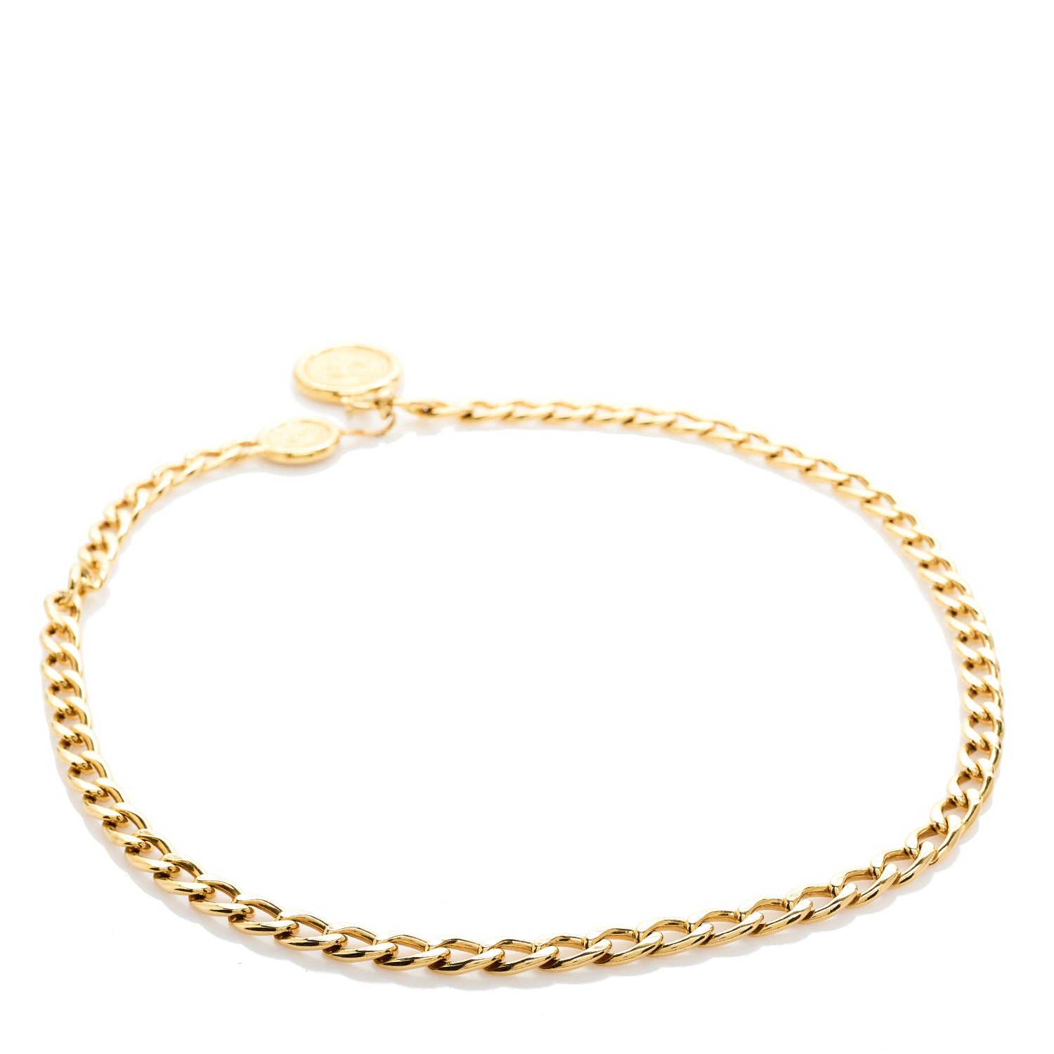 Chanel CC Medallion Chain Belt Gold 2 of 3