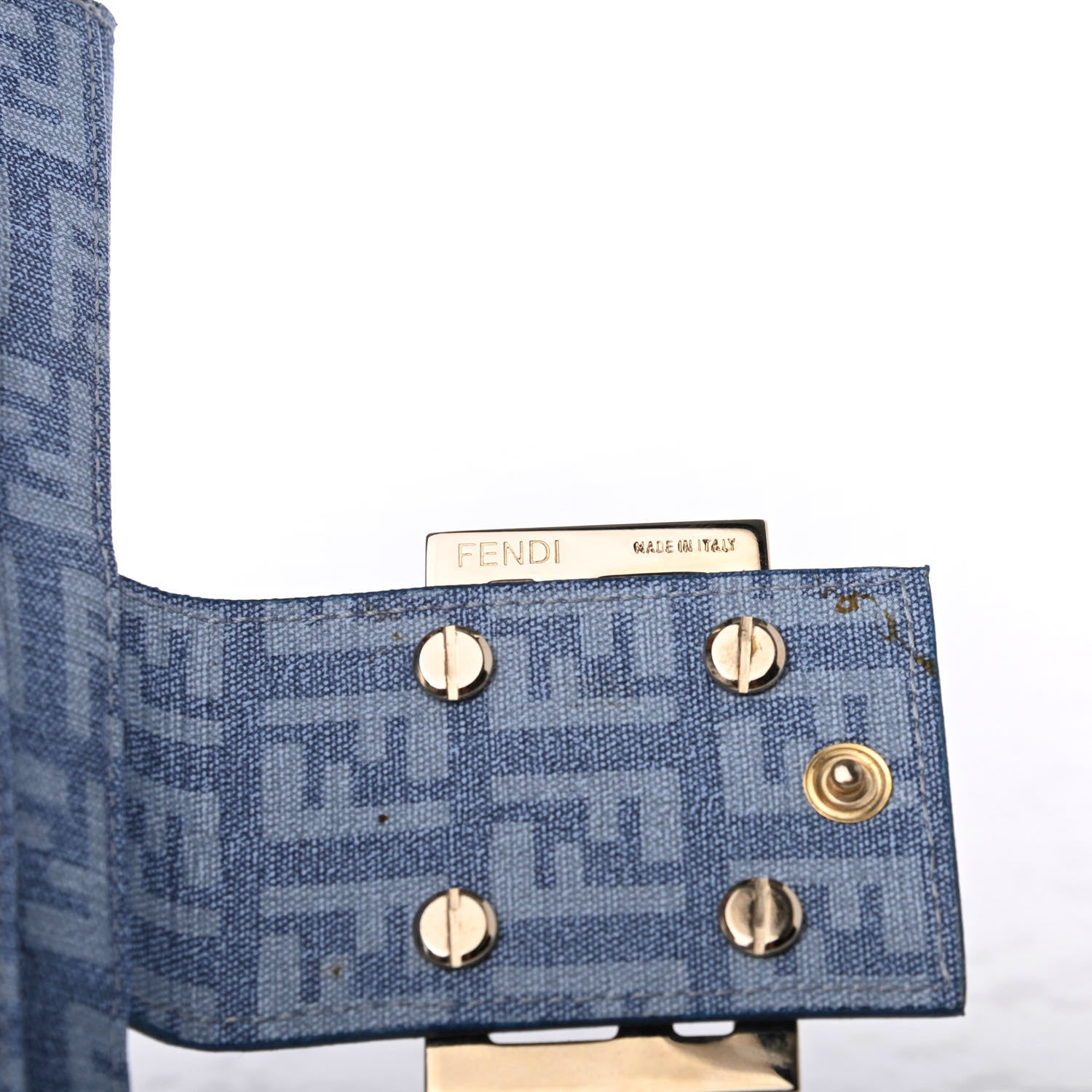 Fendi Zucchino Spalmati Forever Continental Wallet Celeste 7 of 9