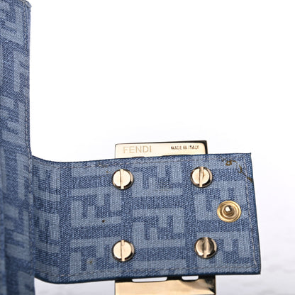 Fendi Zucchino Spalmati Forever Continental Wallet Celeste 7 of 9