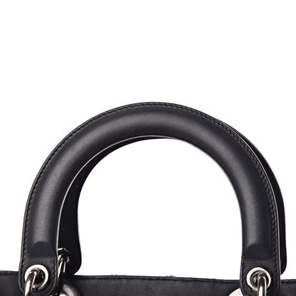 Christian Dior Calfskin Cannage Medium Anselm Reyle Lady Dior Black 10 of 14