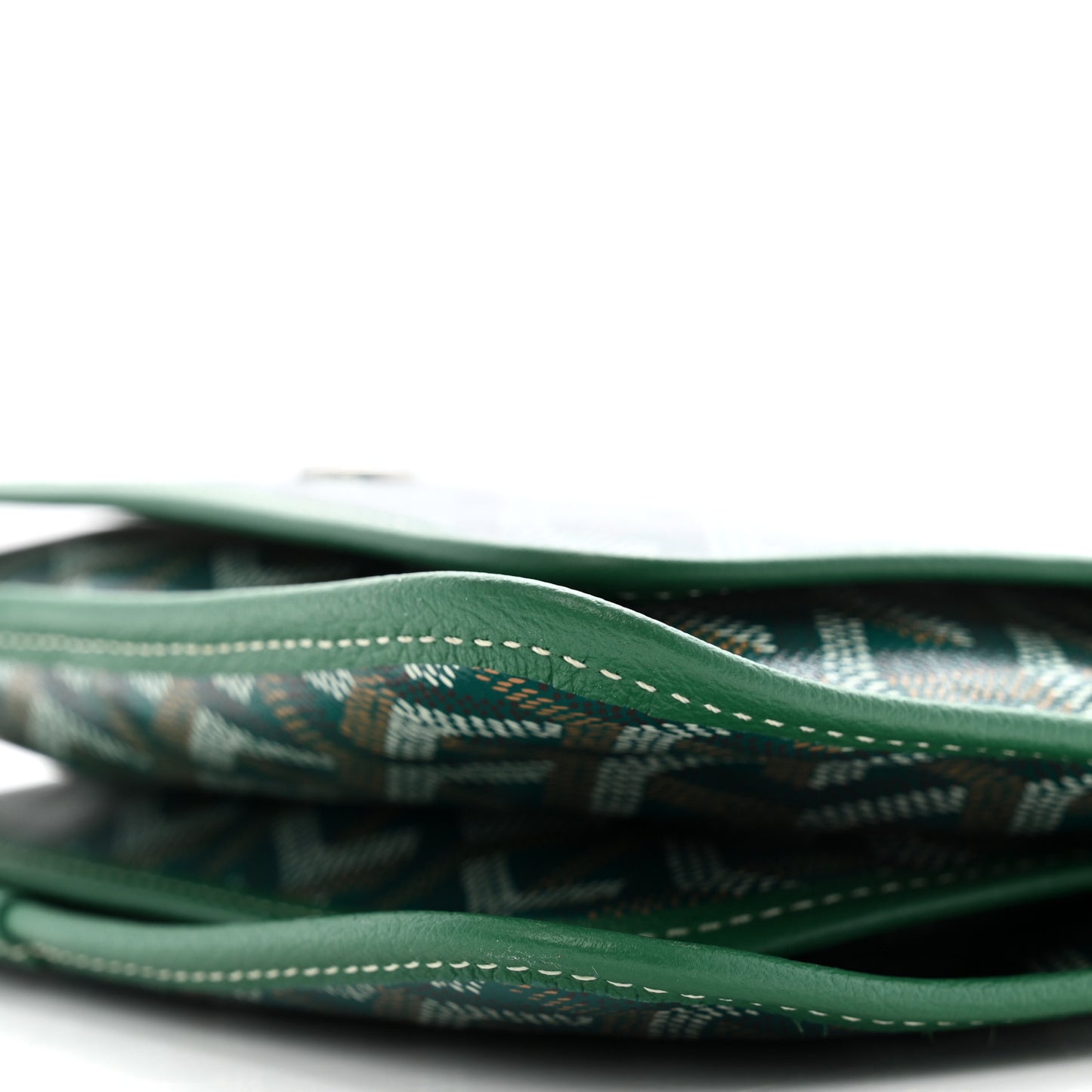 Goyardine Plumet Wallet Clutch Green
