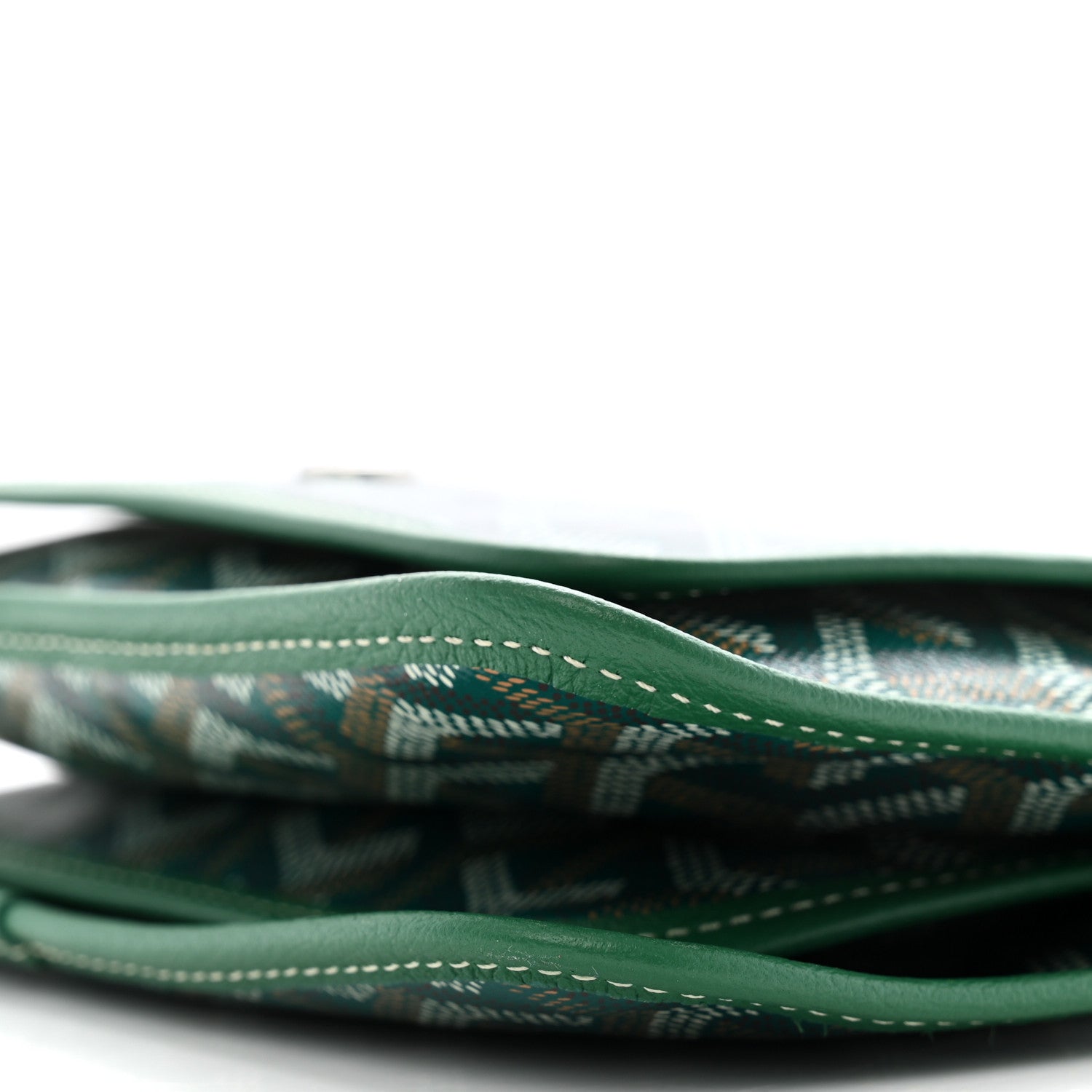 Goyard Goyardine Plumet Wallet Clutch Green 10 of 10