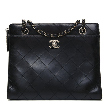 Chanel Lambskin Quilted Shoulder Bag Black 1 of 9