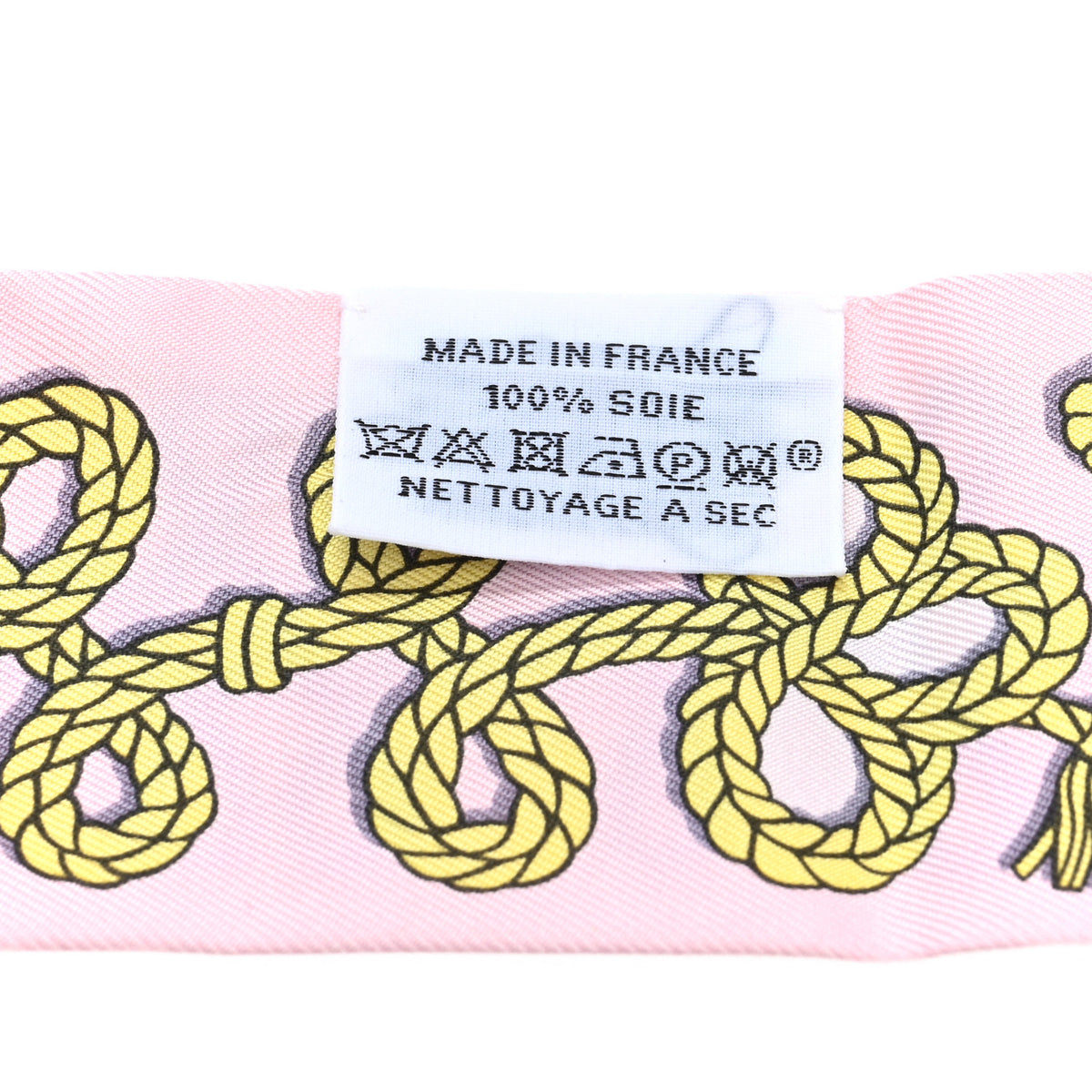 Silk Galons Et Brandebourg Twilly Rose Pale Bleu Jean