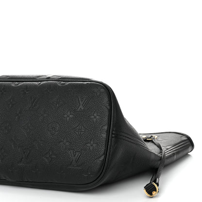 Louis Vuitton Empreinte Monogram Giant Neverfull MM Black 10 of 11