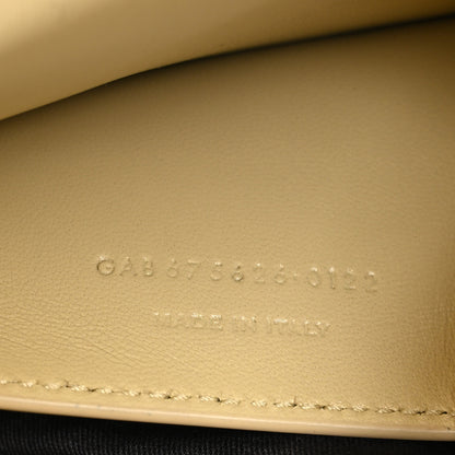 Saint Laurent Ostrich Small Manhattan Baguette  Natural Beurre 7 of 10