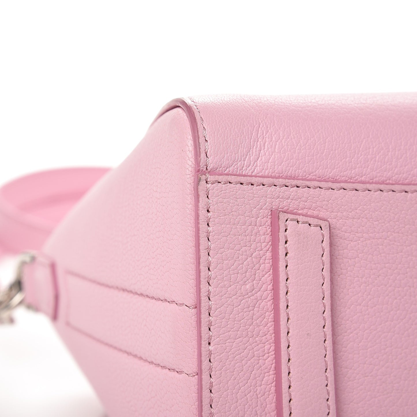 Sugar Goatskin Mini Antigona Bright Pink