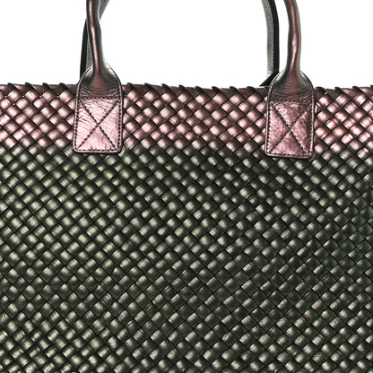 Bottega Veneta Iridescent Scarabee Intrecciato Large Cabat Multicolor 8 of 11