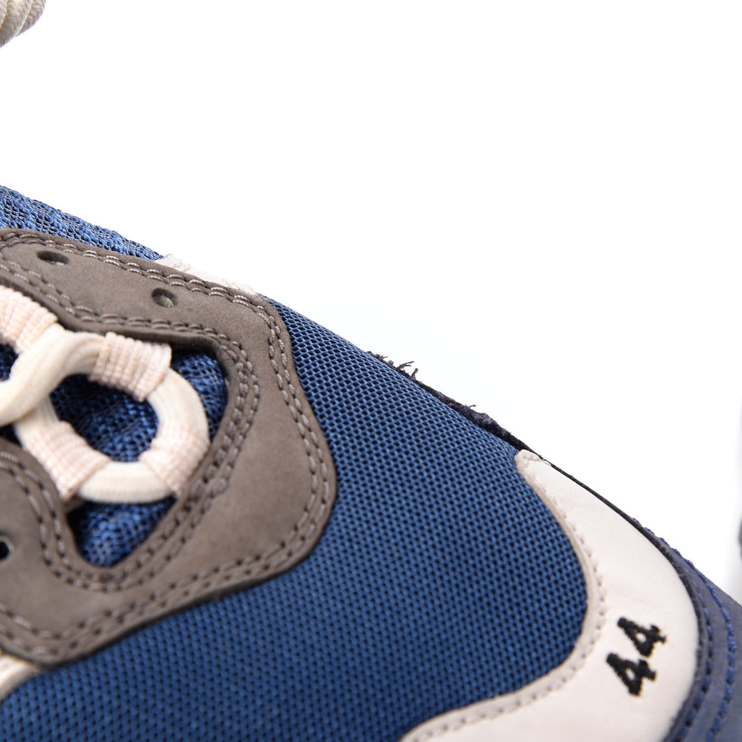 Mesh Nubuck Mens Triple S Sneakers 44 Navy Gris