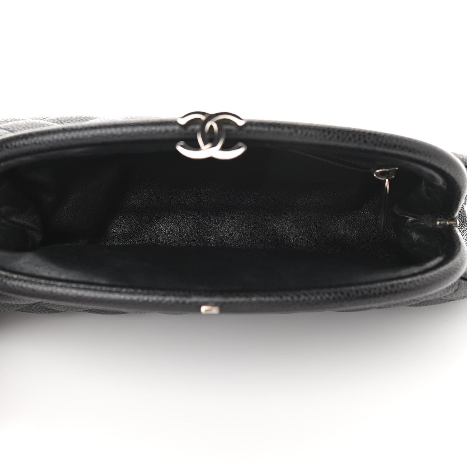 Chanel Caviar Quilted Timeless Clutch Black 4 of 11
