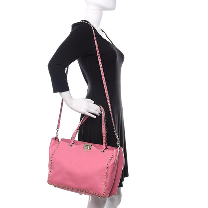 Valentino Garavani Vitello Medium Rockstud Tote Ninphea 2 of 9