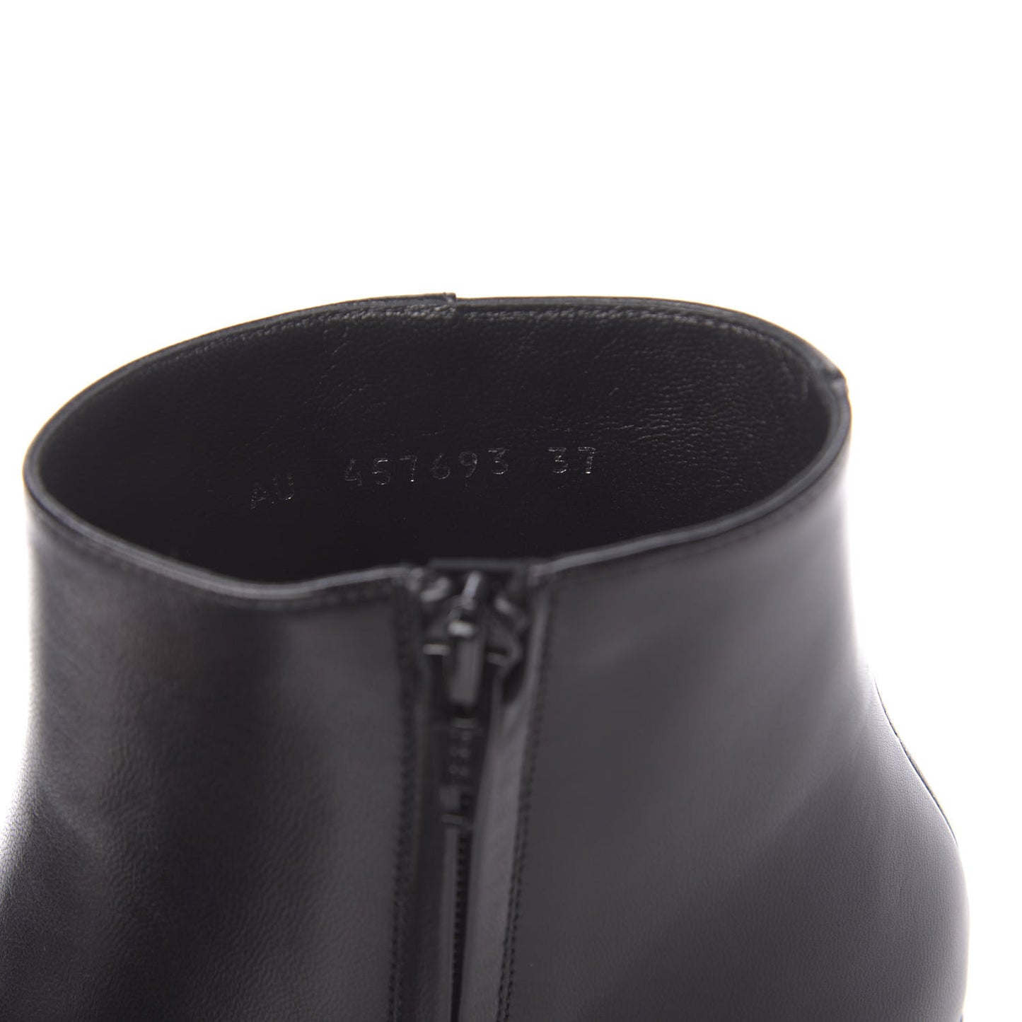 Nappa Loulou Ankle Zip Boot 37 Black