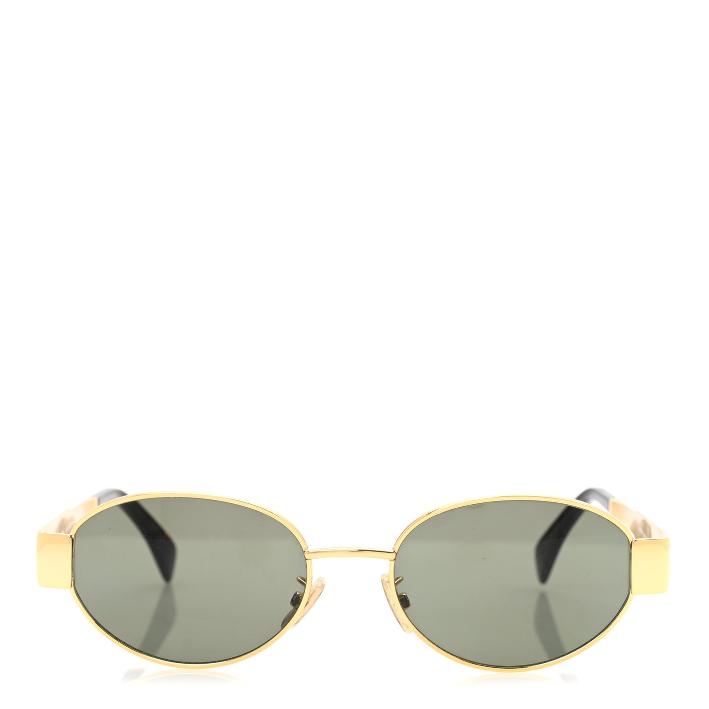 Metal Triomphe 01 Sunglasses CL40235U Gold Green