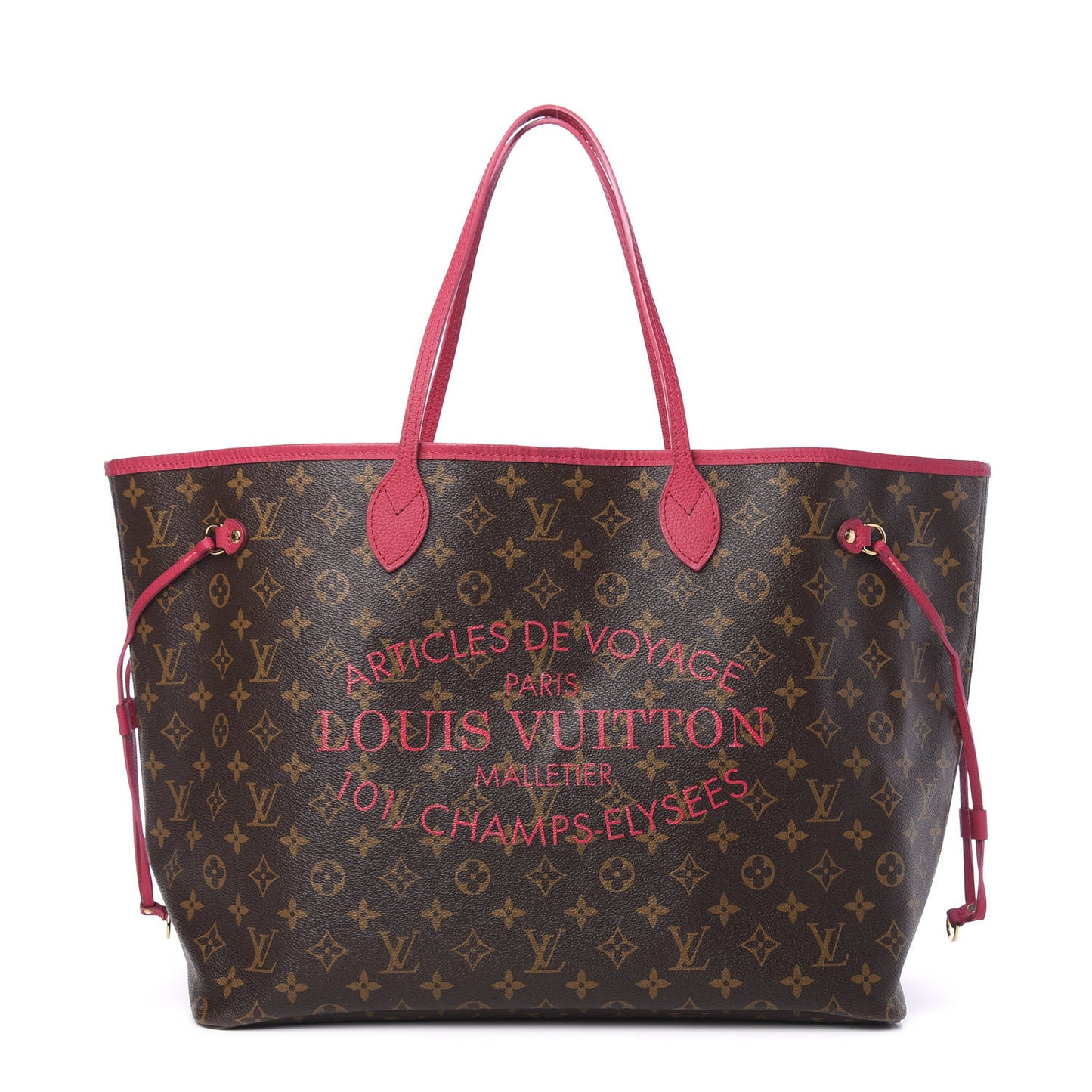 Monogram Articles de Voyage Ikat Neverfull GM Rose Indien