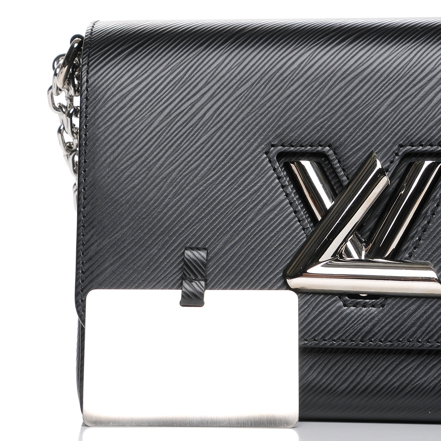 Louis Vuitton Epi Twist Shoulder Bag MM Black 8 of 9