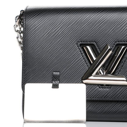 Louis Vuitton Epi Twist Shoulder Bag MM Black 8 of 9