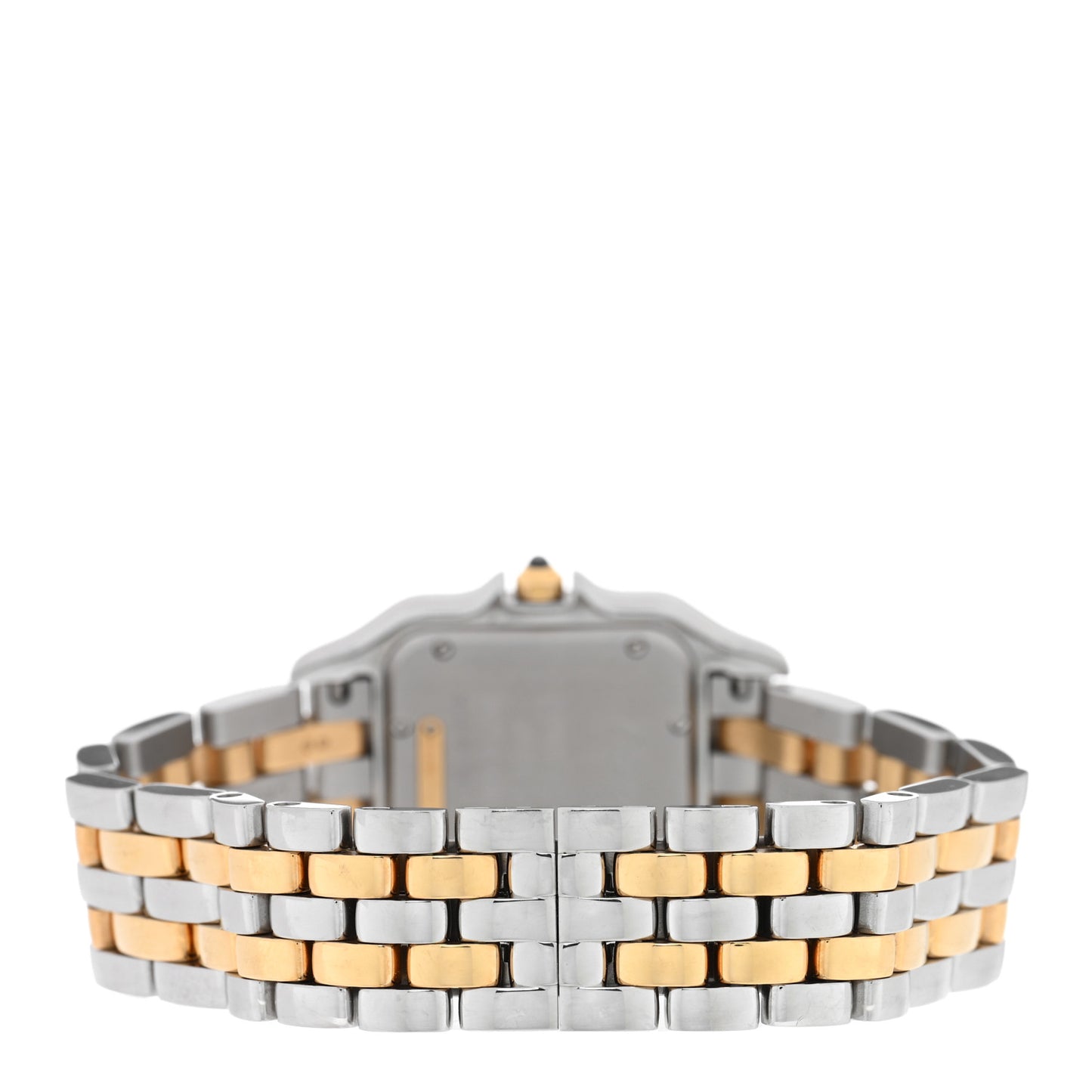 Stainless Steel 18K Yellow Gold 27mm Panthere Quartz Watch
