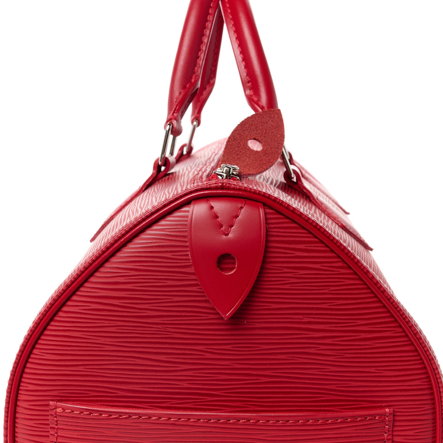 Louis Vuitton Epi Speedy 30 Castillan Red 12 of 12