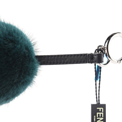 Fendi Mink Fox Fur Kid Monster Bag Bug Charm Cactus Viola Multicolor 3 of 3
