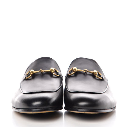 Gucci Calfskin Horsebit Mens Jordaan Loafers 9 Black 2 of 9