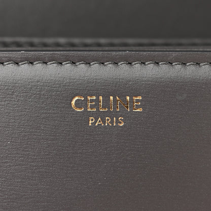 Celine Shiny Calfskin Medium Triomphe Grey 6 of 14