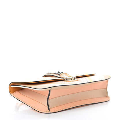 Valentino Garavani Vitello Native Couture 1975 Medium Glam Lock Rockstud Flap Mandarin Sorbet 4 of 9