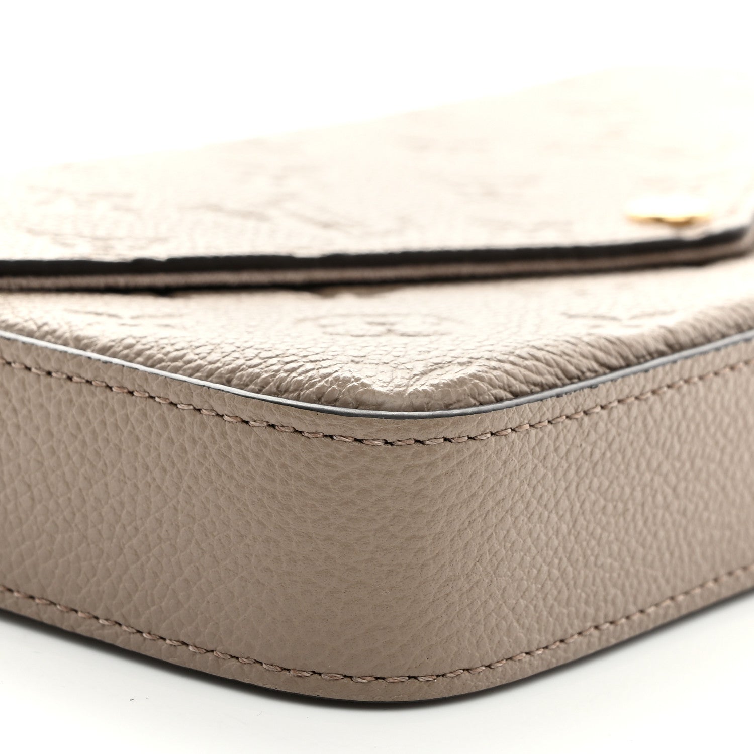 Louis Vuitton Empreinte Pochette Felicie Chain Wallet Tourterelle 9 of 10