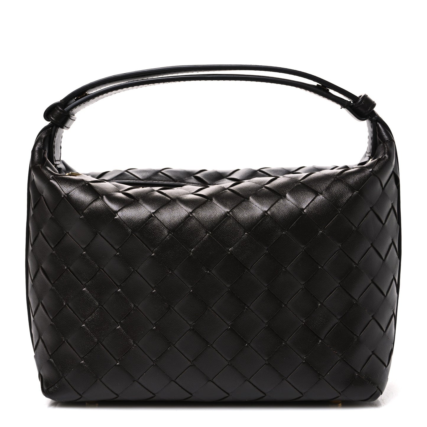 Calfskin Nappa Intrecciato Mini Wallace Fondant
