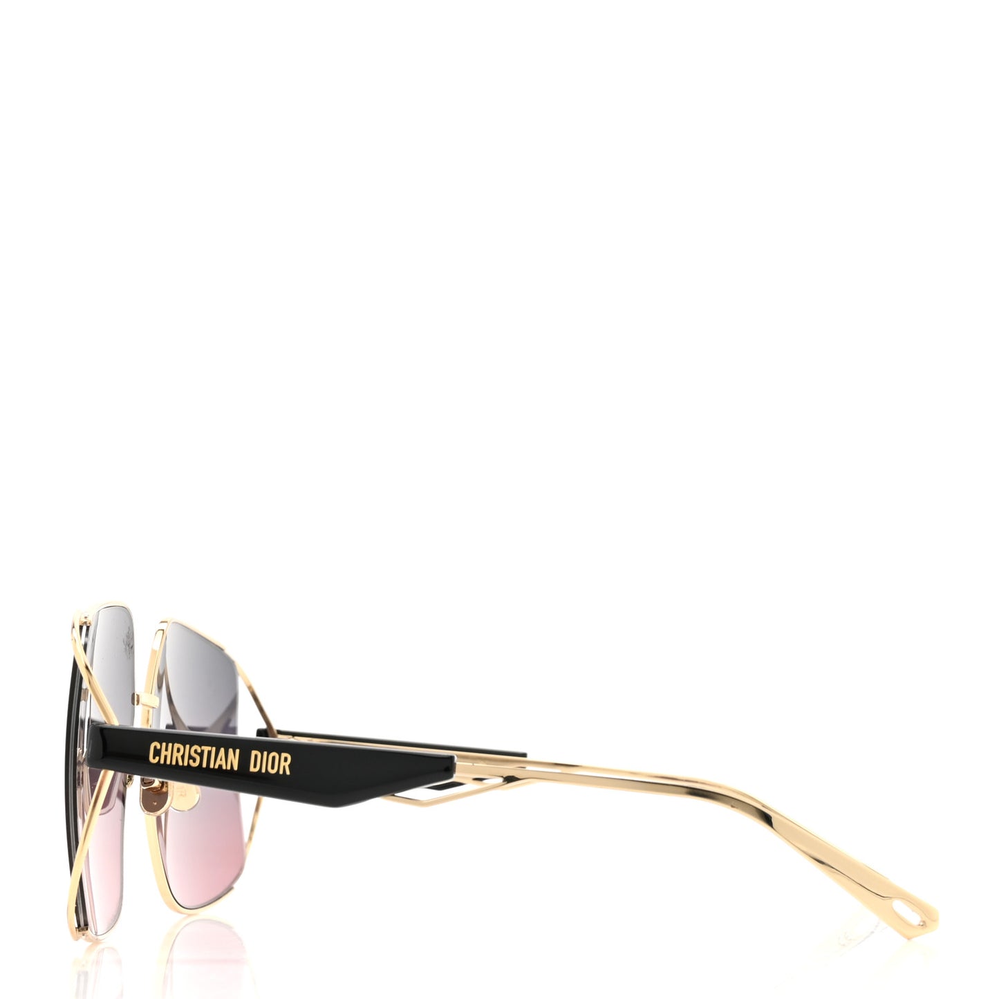 Metal ArchiDior S1U Sunglasses Gold