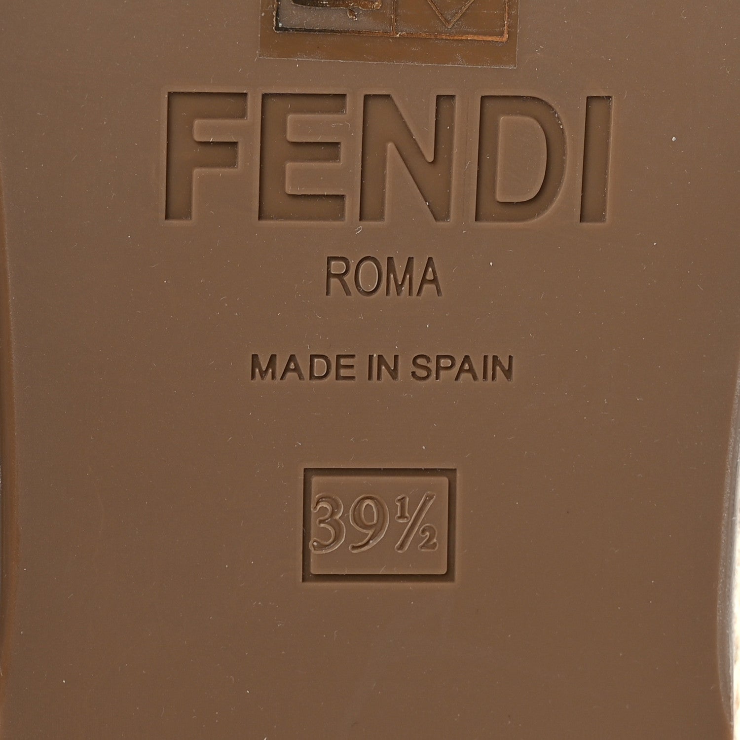 Fendi Nappa FF Embossed Espadrilles 39.5 Black 7 of 7