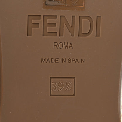 Fendi Nappa FF Embossed Espadrilles 39.5 Black 7 of 7