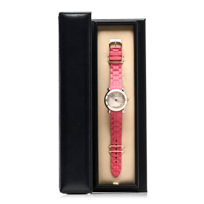 Chopard Stainless Steel 18K Rose Gold Rubber 5 Diamond 36mm Happy Sport Guilloche Quartz Watch 5 of 5